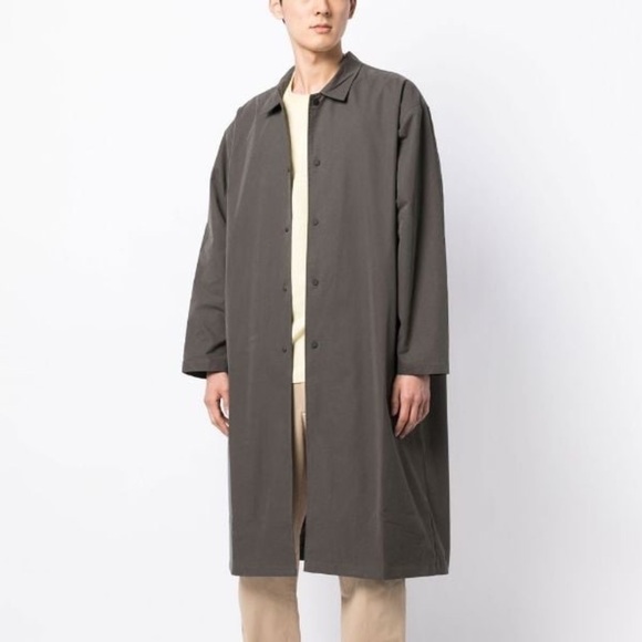 FEAR OF GOD ESSENTIALS Cotton Blend Shirt-Coat Trench XL NWOT - Picture 15 of 15